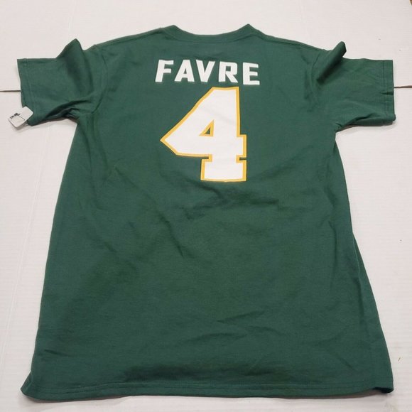 NWT Green Bay Packers Brett Favre NFL Hall Of Fame Jersey T-Shirt Small New - Picture 1 of 7